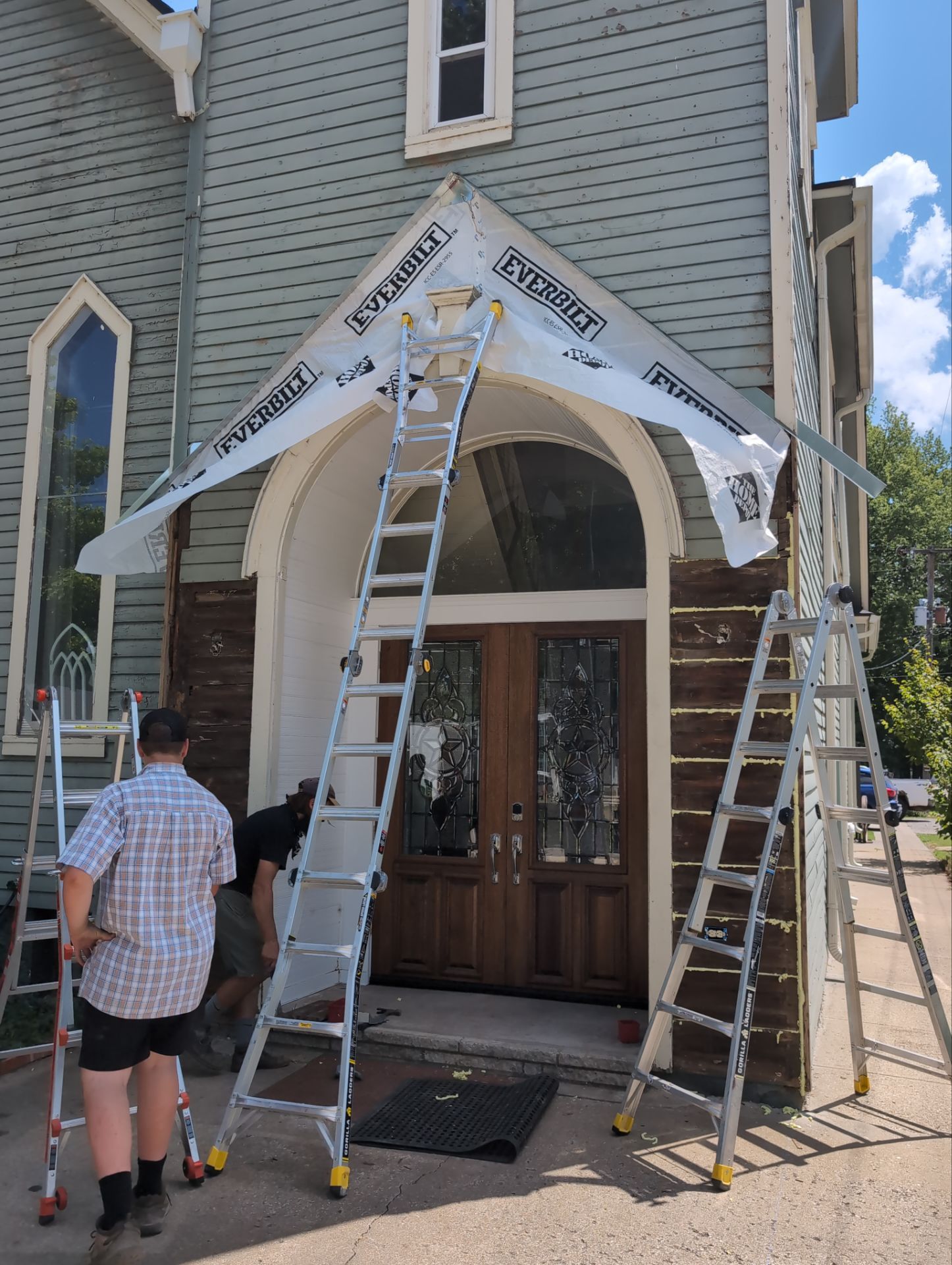 Portico & Front Door Installation for the Chickly Family - Photo 8